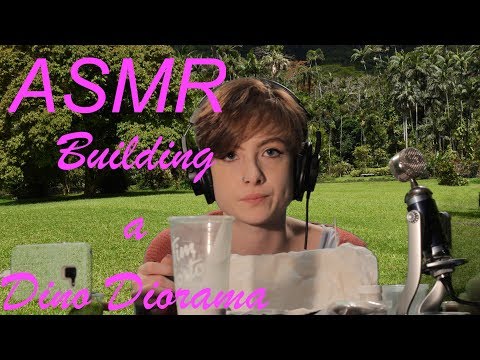 ASMR | Building a Dinosaur Diorama (Part 1)