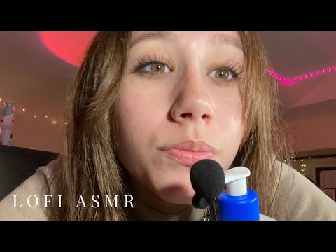 asmr | fast mouth sounds and hand movements !