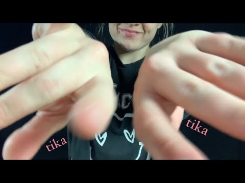 fast & aggressive asmr visual triggers, close up hand movements w/layered sounds