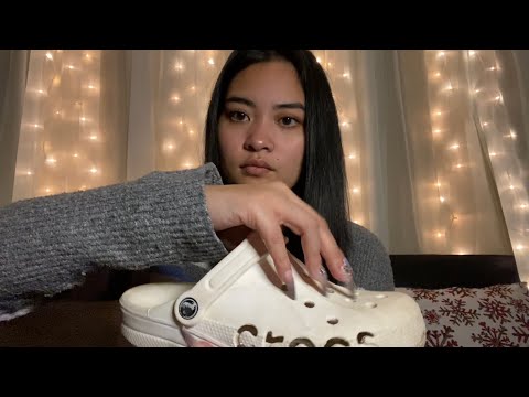 ASMR Tapping and Scratching on Crocs