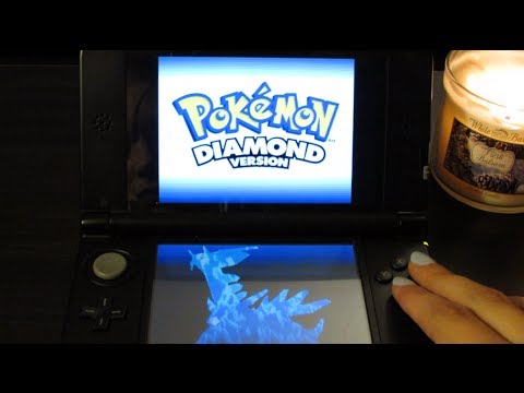ASMR. 3DS LP Pokemon Diamond (Tapping and Ear to Ear Whispers)