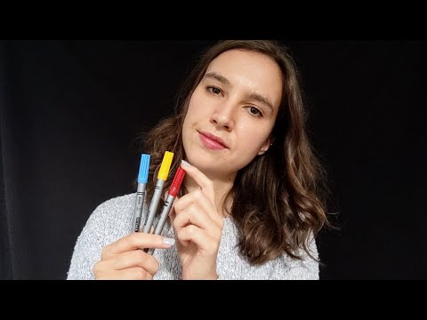 ASMR Testing Your Memory (visual triggers, paper sounds, and more)