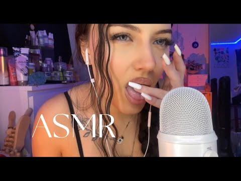 ASMR ~ 3 minute spit painting YOU! *intense mouth sounds*
