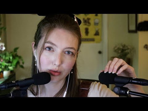 ASMR Slow Ear to Ear Breathing + Trigger Words for Relaxation & Sleep
