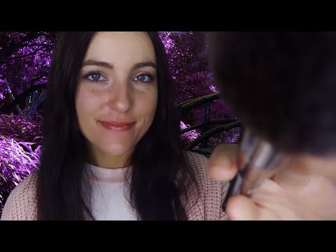 ASMR Softly brushing your face