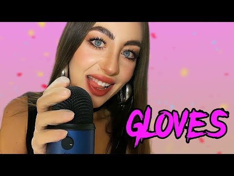 ASMR | Gloves: hypnotic hand movements, visual and sound triggers | medical and fabric gloves