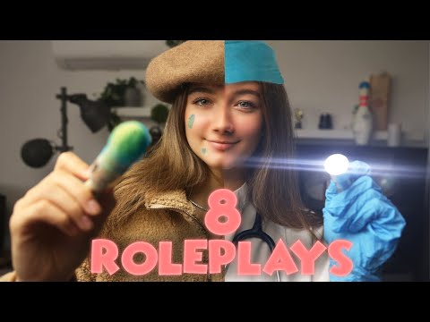 ASMR - 8 Roleplays in 40 Minutes!