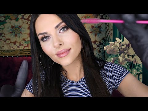 ASMR BROW SALON - whispers, glove sounds, personal attention
