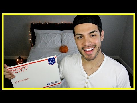ASMR - Intense Close Up Whisper | Fan Mail Unboxing (Male Whisper, Tapping, Ear to Ear)
