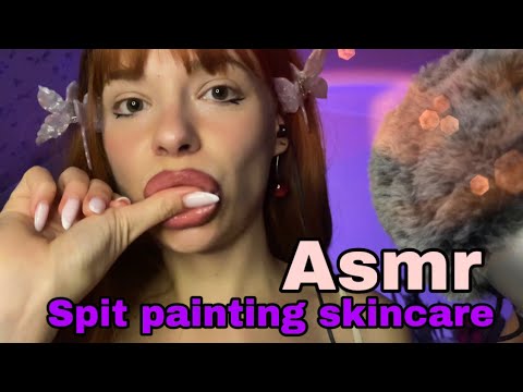 ASMR - New Selena Moon ✨ Spit Painting your skincare roleplay ✨
