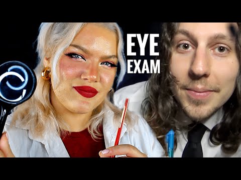 ASMR Orbital Exam Medical Roleplay | Collab with @Triple Distilled Tingles ASMR | Personal attention