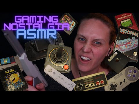 ASMR Gaming Nostalgia | Controllers, Games, and Consoles from 80s to Today | Retro Tingles!