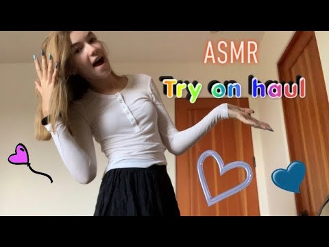 ASMR try on haul🥰