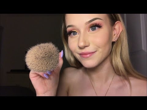 ASMR | BESTFRIEND DOES YOUR MAKEUP ROLEPLAY (whispered)