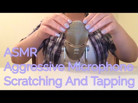 ASMR Aggressive Microphone Scratching And Tapping