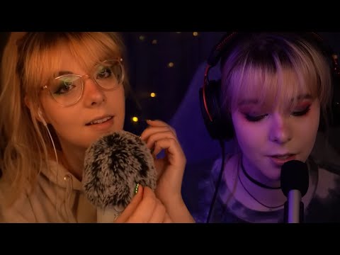 ASMR | layered Mouth Sounds, Unintelligible Whispering, Visuals and more