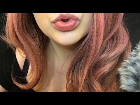 ASMR | Slow Sticky & Wet Lipgloss Mouth Sounds With Tongue Clicking