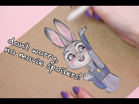 Greeting Card Thursday: Judy Hopps from Zootopia (ASMR Whisper &LOADS of pencil sounds!)