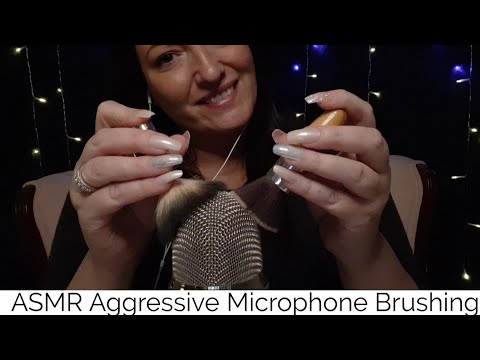 ASMR Aggressive Microphone Brushing