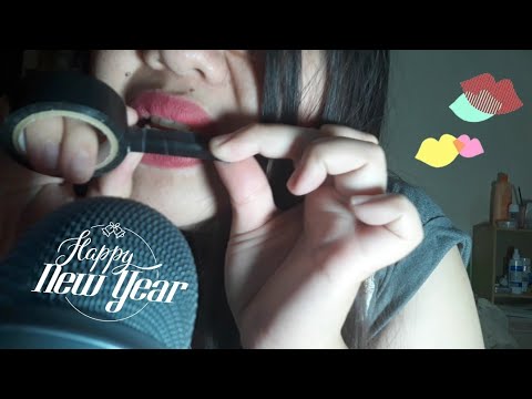ASMR HOLIDAY TRIGGER ASSORTMENT (LIP SMACKING, TAPPING, CHALK WRITING, MOUTH SOUNDS, TAPE SOUNDS )