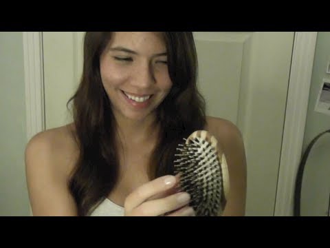 ASMR Hair Brushing and Soft-Spoken Rambling =^_^=