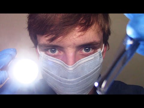 ASMR Doctor Removes Something From Your Eyes | Medical Exam Roleplay Personal Attention Latex Gloves