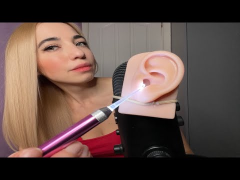 ASMR Ear Exam, Ear Cleaning and Hearing Test