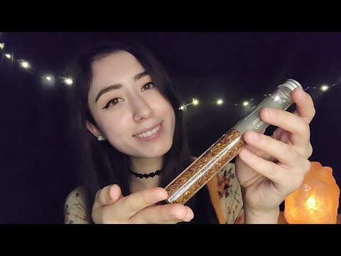 ASMR | Friend Shows You Different Teas ☕🌿 (Tapping, Lid Sounds, Whispered Roleplay)