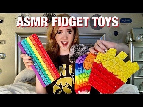 ASMR~ POP IT Fidget Toys & Satisfying Triggers!!