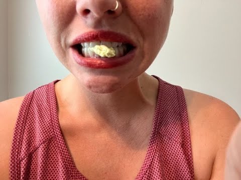 ASMR Soft Spoken Ramble, Gum Chewing/Popping/Cracking, Throat Clearing