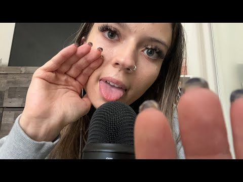 ASMR|HIGH INTENSITY POPULAR MOUTH SOUNDS TONGUE FLUTTERING/SWIRLING/INAUDIBLE WHISPERING AND TAPPING