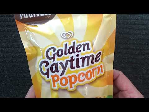 ASMR - Golden Gaytime Popcorn - Australian Accent -Discussing in a Quiet Whisper & Crinkles & Eating