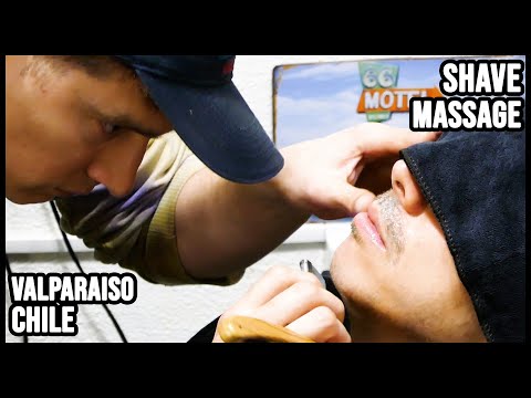 💈 ASMR BARBER | COMPLETE SHAVE and MASSAGE | VALPARAISO, CHILE