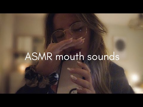 ASMR mouth sounds iphone mic test! (no talking)