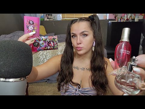 ASMR- Tapping & Scratching On My Favorite Perfumes!!!!!
