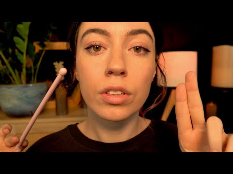 ASMR | Follow My Directions for GUARANTEED Sleep 😴(lens covering, look here, face brushing)
