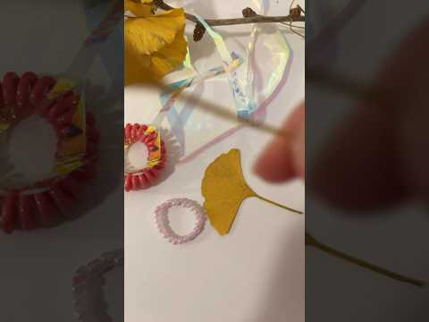 ASMR ginkgo leaves and things