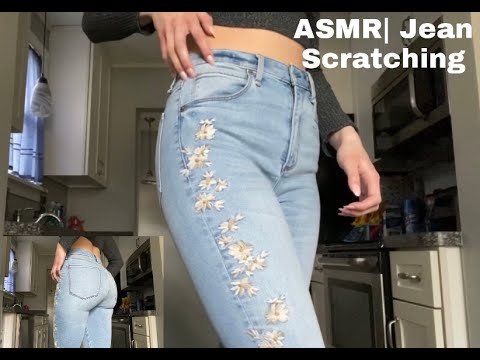 ASMR| Jean Scratching and Fabric Sounds