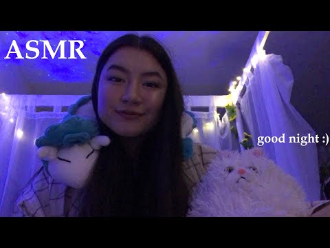 ASMR - taking care of you until you fall asleep (skin care, reading etc.)