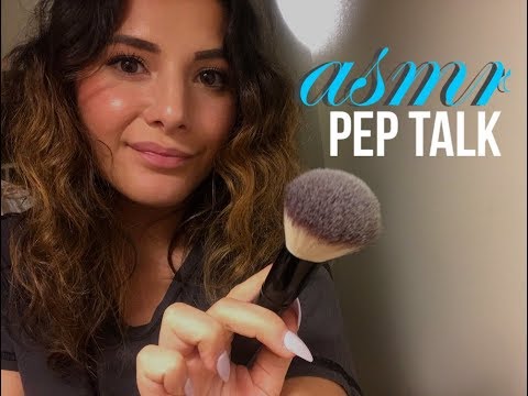 ASMR Lo-Fi Pep Talk (Camera Brushing & Touching)