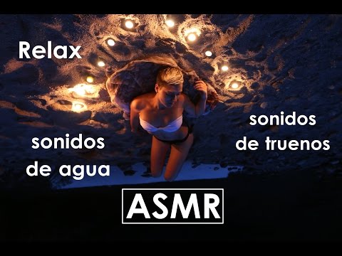 ASMR EN ESPAÑOL ⚡🌊 EN DIRECTO | SONIDOS TRUENOS Y CONMIGO EN EL AGUA