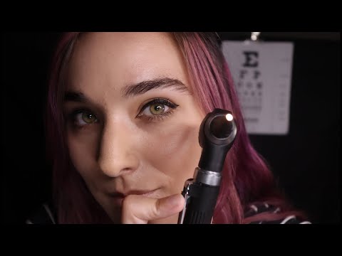 ASMR Close Up Eye Exam | Medical Roleplay | Personal Attention
