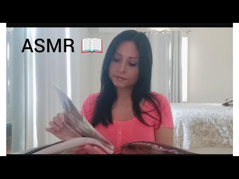 Magazine page turning and rambling ASMR