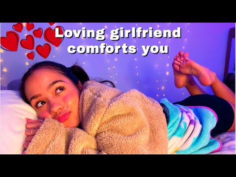 Loving girlfriend comforts you after a long day ASMR shushing, PT2