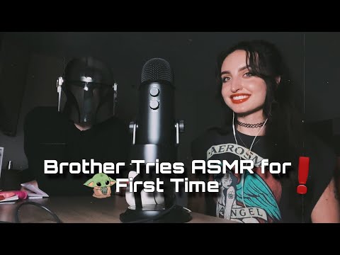 Forcing My Brother To Try ASMR For The First Time…Chaotic Fail ✨