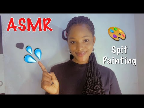 ASMR Spit Painting | Fast and Aggresive Spit Painting