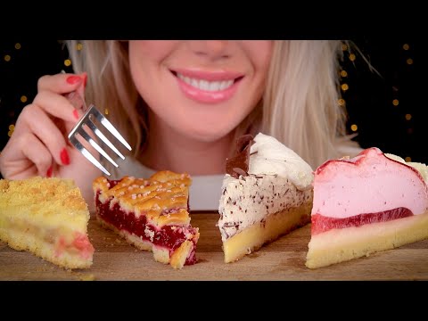 B-day special!! ASMR CAKE EATING 🍰 MUKBANG [ mouth sounds & whispers ]