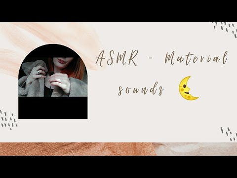 ASMR - Fabric scratching #material #sounds 🌺