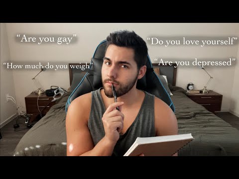 ASMR Asking You Insanely Personal Questions (Uncomfy) - Writing Sounds - ASMR Roleplay