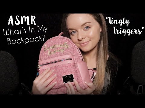 ASMR | Items In My Little Backpack (Assorted Triggers)